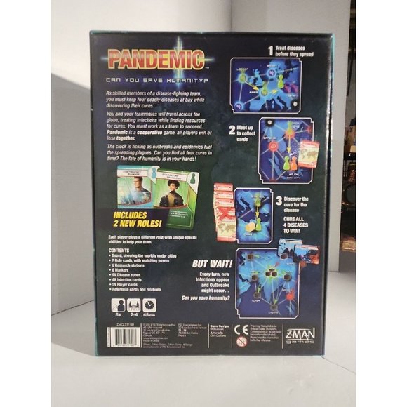 Z-Man Games Pandemic Board Game - 100% Complete - Picture 2 of 7